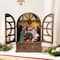 LED Lighted and Musical Retro Radio with Santa Scene Christmas Decoration - 12.5"